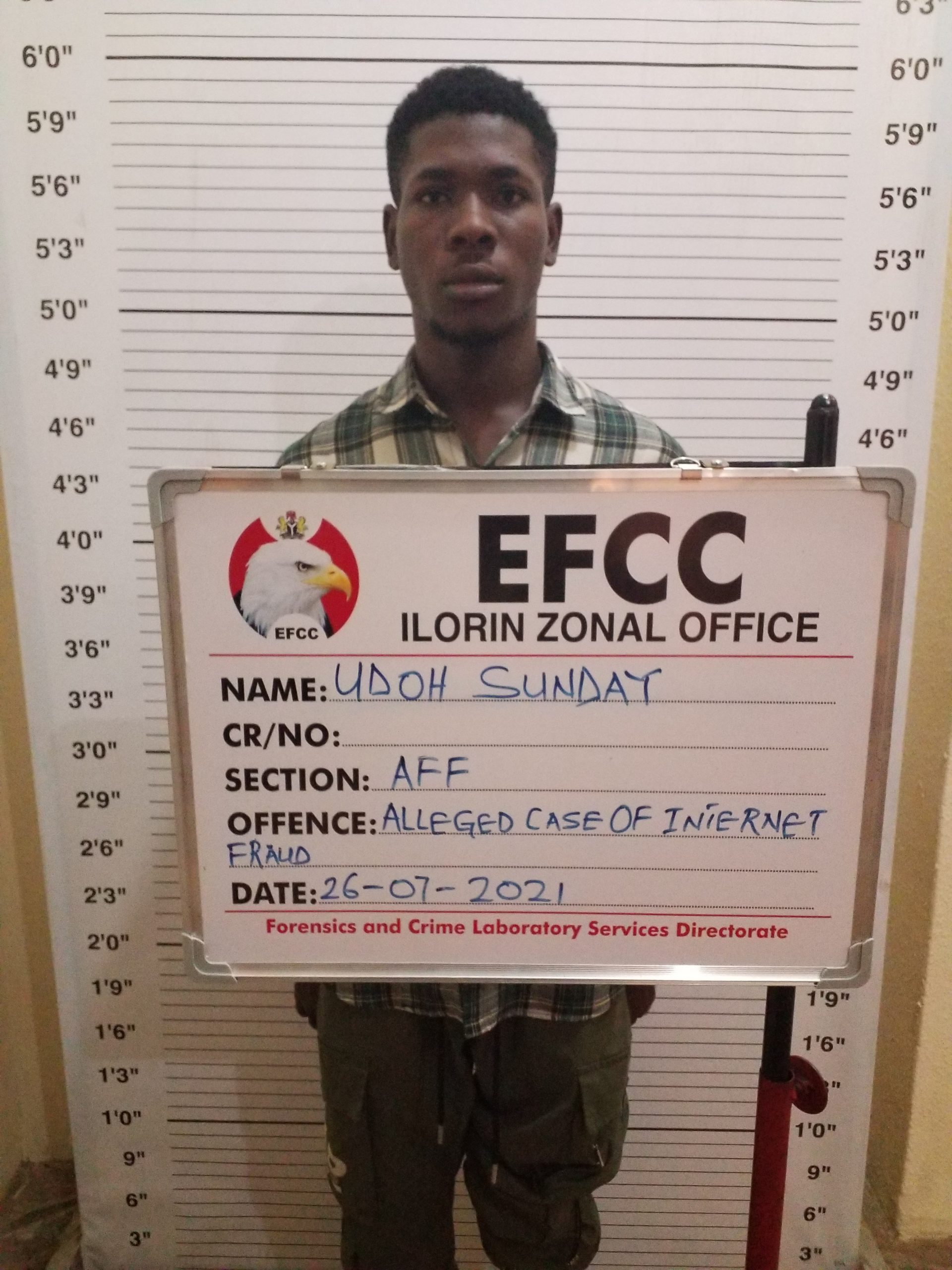Court sends Undergraduate to jail for lottery scam