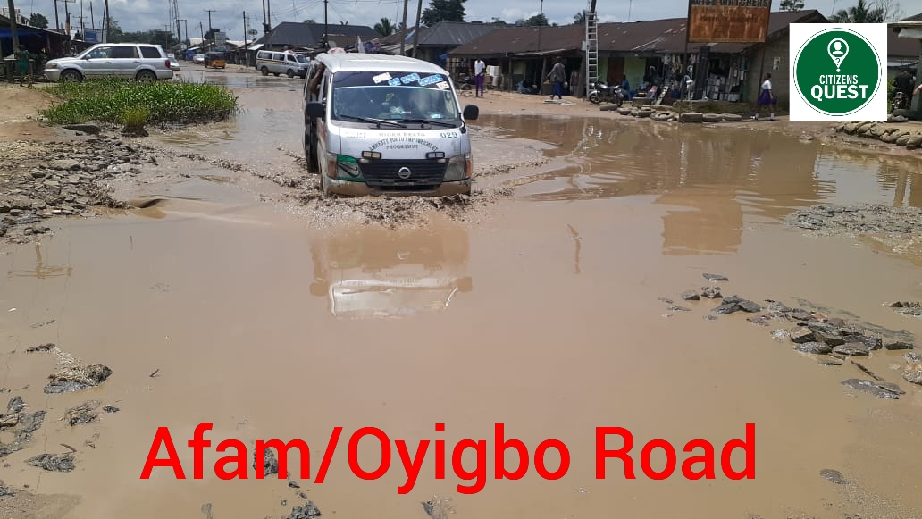 Act On the Deplorable State of Oyigbo -Afam Road, Group Tasks Concerned Authorities