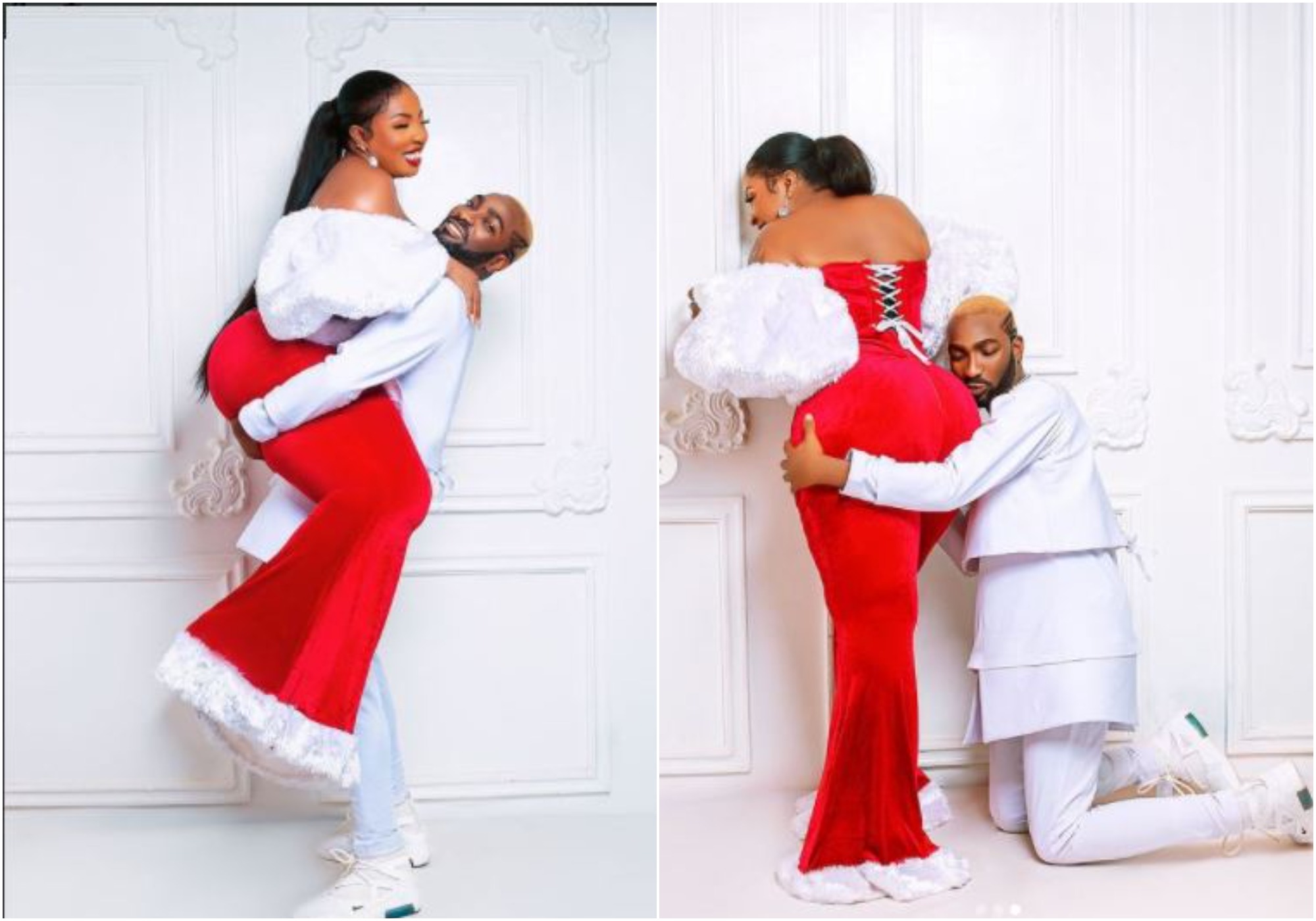 Actress Anita Joseph and her husband MC Fish break internet with their christmas photos