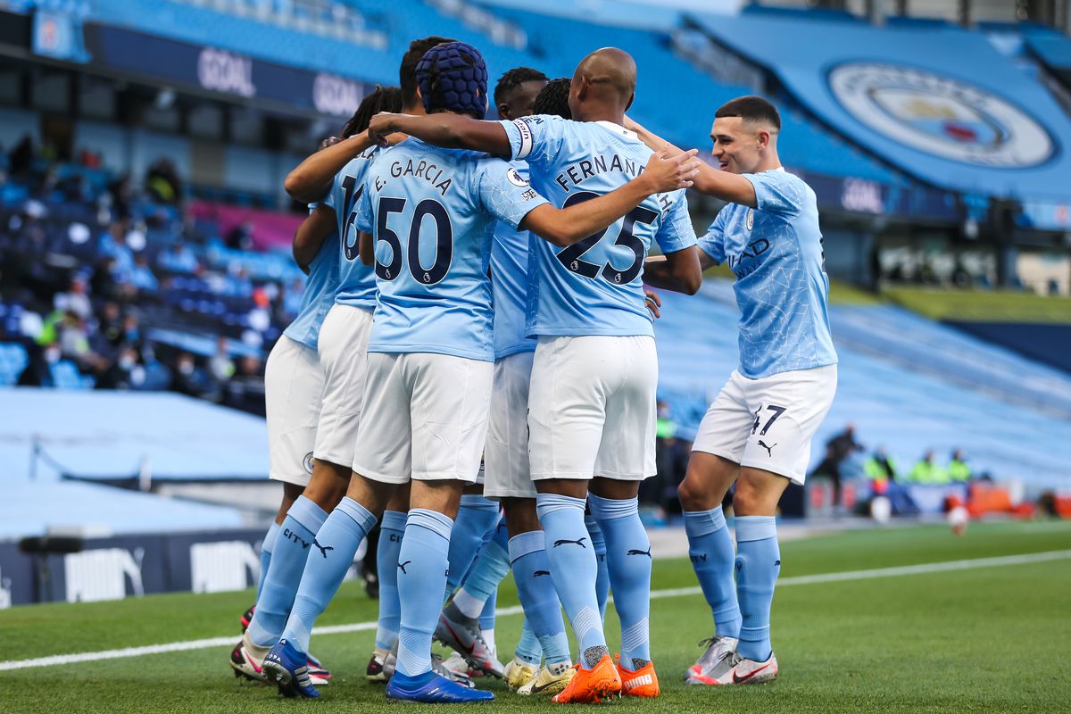 Mancity extends PL  lead in 6—3 win against foxes