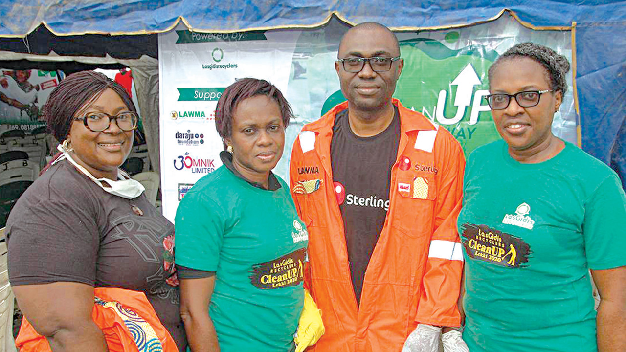 Sterling Bank Reiterates Its Commitment To Cleaner Environment, Led Clean-Up Nigeria