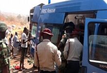 Three die as container falls on truck on Lagos-Ibadan expressway 