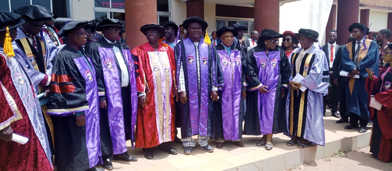 RECTOR CAUTIONS FRESH STUDENTS AGAINST CONTRAVENTION OF REGULATIONS AT MATRICULATION CEREMONY