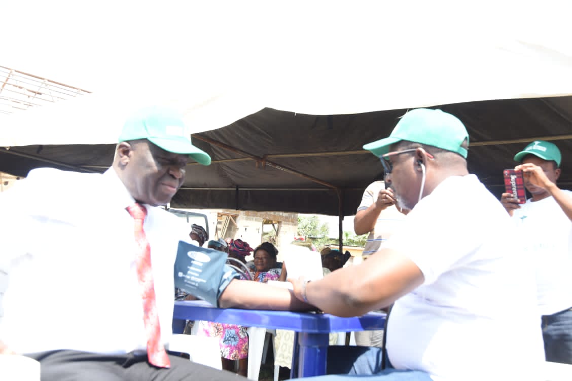 Oye, ikole agog as FUOYE gives free medical services to indigents.