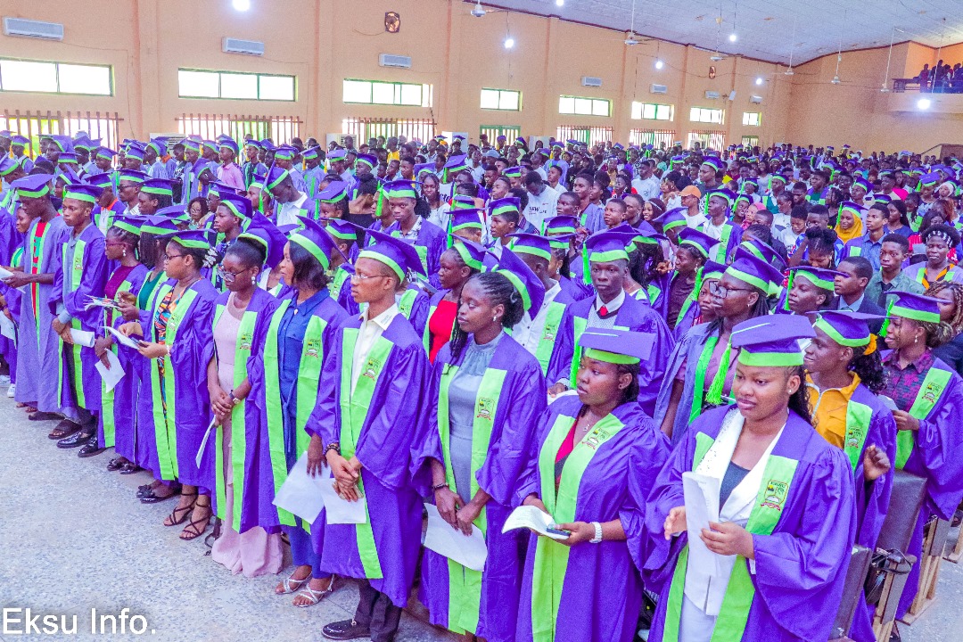 EKSU matriculates over 9,000 students, sets to commence dentistry, mechatronics engineering
