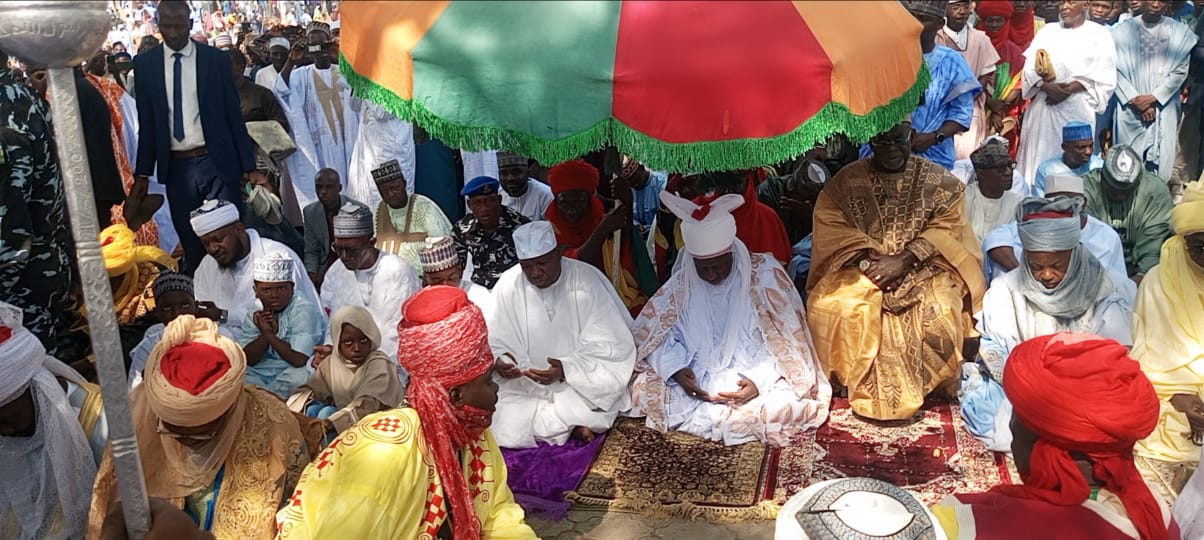 Water tide security at MINNA Eidel-fitr praying ground