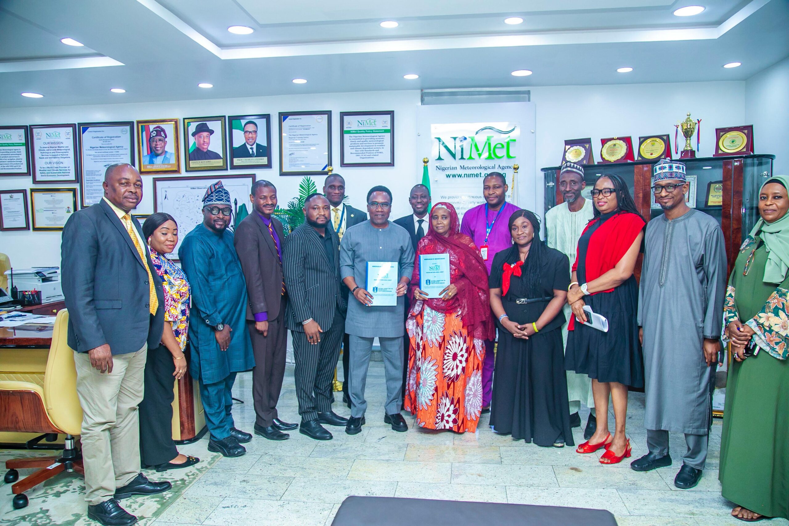 NiMet, NAPTIP agree to promote Climate Change awareness