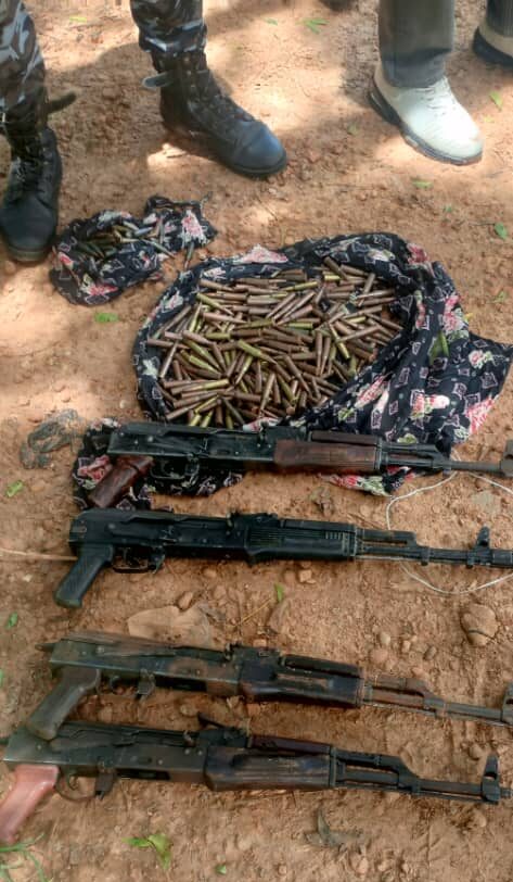 Insecurity: Police intercepts vehicle with 4 AK-47 rifles, 228 rounds live ammunition, 4 magazines in Zamfara