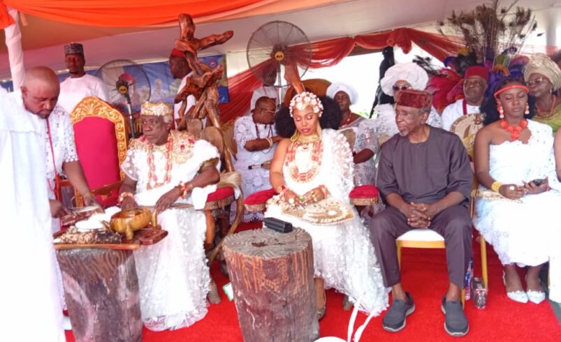 Obosi community agog as Igwe Iweka celebrates 14th Obiora/Iwaji festival