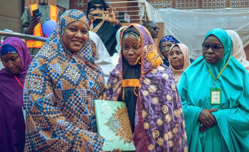 Zamfara First Lady donates N1.4m, offers free Hajj seats to winners of 29th Qur’anic recitation competition