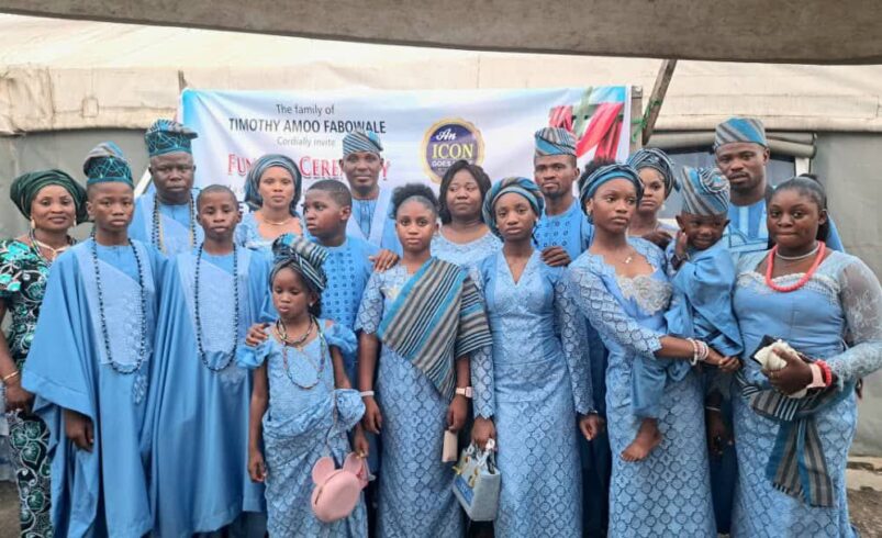 Family, Friends Celebrate Life of Pastor Timothy Amoo Fabowale at Colourful Farewell Ceremony