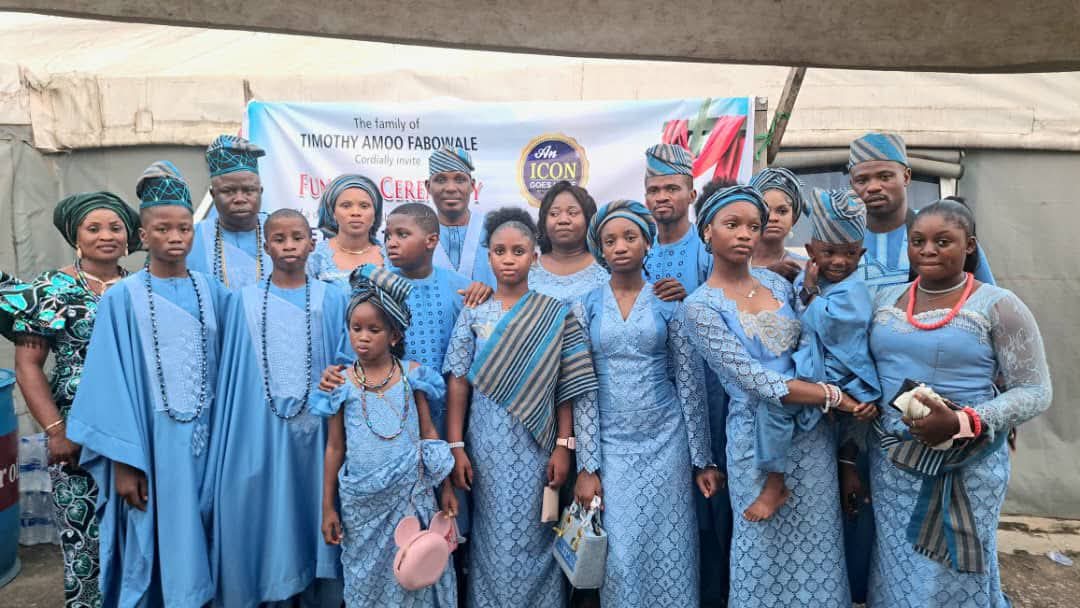 Family, Friends Celebrate Life of Pastor Timothy Amoo Fabowale at Colourful Farewell Ceremony