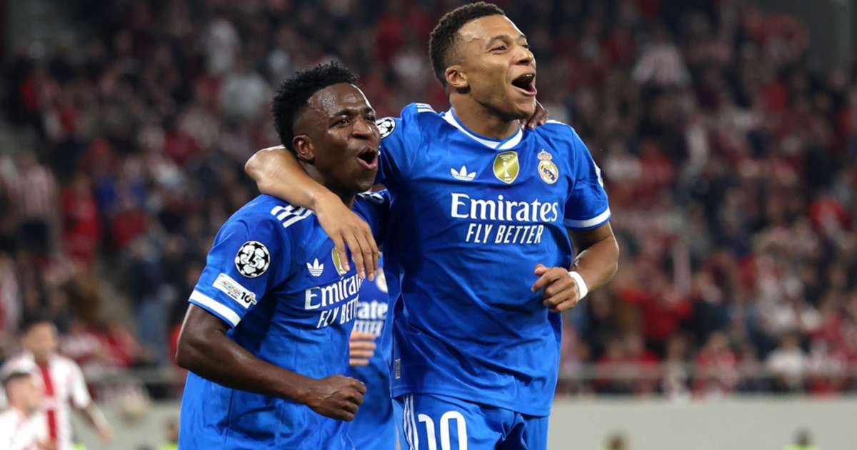 Olympiacos shocked as Mbappé hat-trick sent Athens into 4-3 chaotic loss