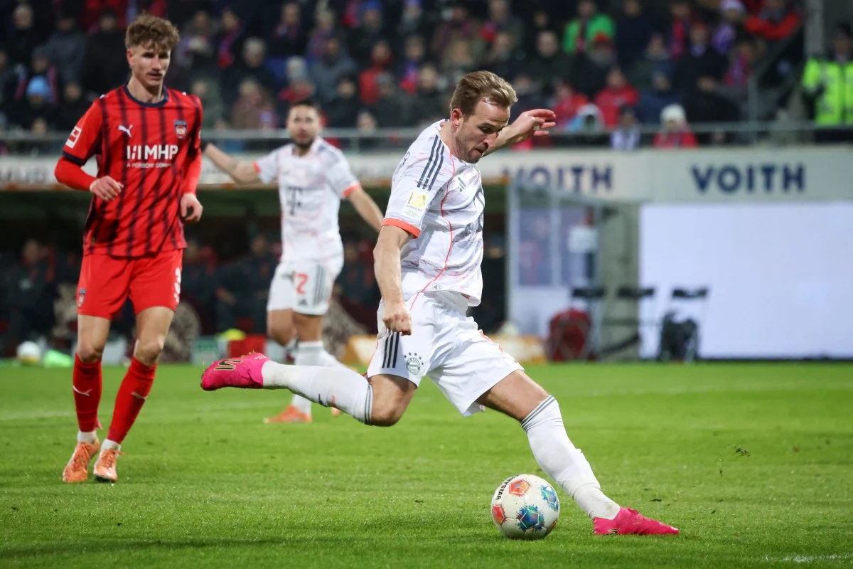 Captain Kane leads Bayern rampage as Heidenheim are flattened