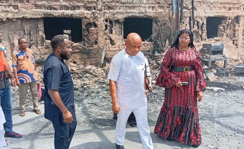 Udechukwu visits factory fire victim Ngobros, reassures swift rebuilding, modernization