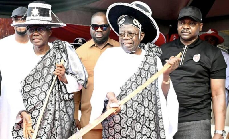 Greater Lagos: Tinubu, Sanwo-Olu, Oba of Lagos, others join Eyo Parade as festival honours eminent Lagosians
