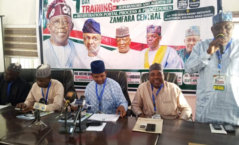 2027: Zamfara APC trains party agents on e-registration