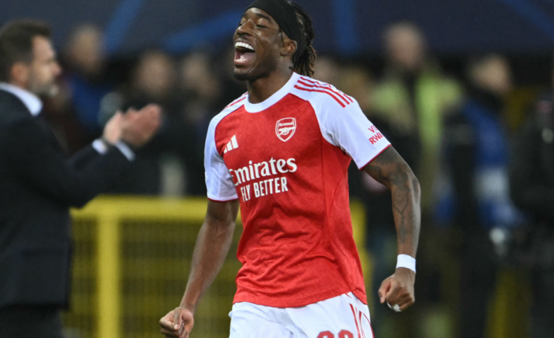 Madueke torches Brugge as Arsenal march toward perfect phase with 3-0 win