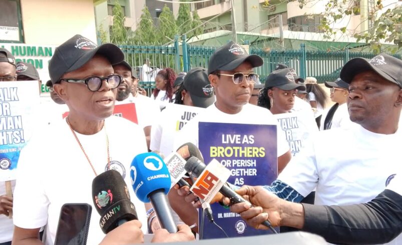 Justice walk hits Abuja as CSLS demands speedy trial of high-profile corruption cases, full Local gov’t autonomy, amongst others