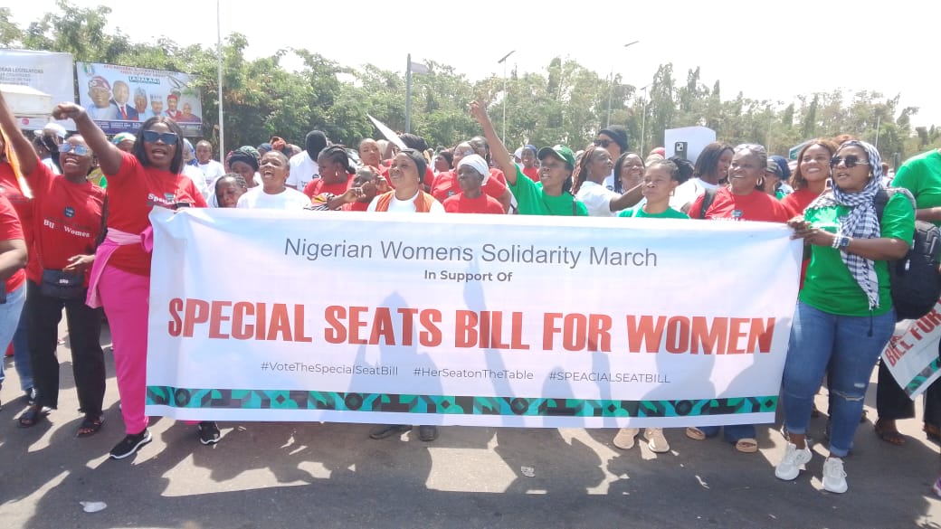 CSOs storm National Assembly, demand immediate passage of ‘Special Seats Bill’ for Women