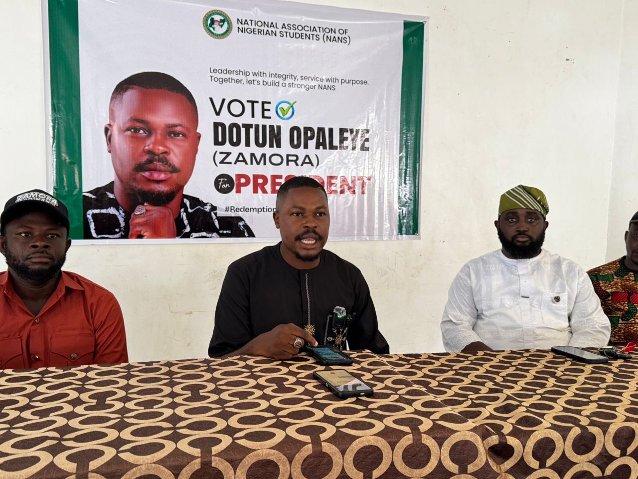 NANS 2026: Zamora pledges unity, inclusive leadership in Presidential bid