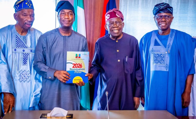 Tinubu backs GAC endorsement of Hamzat for Lagos Governor
