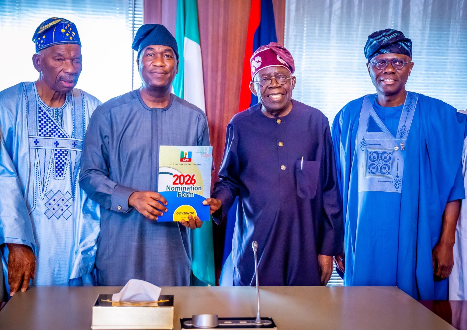 Tinubu backs GAC endorsement of Hamzat for Lagos Governor