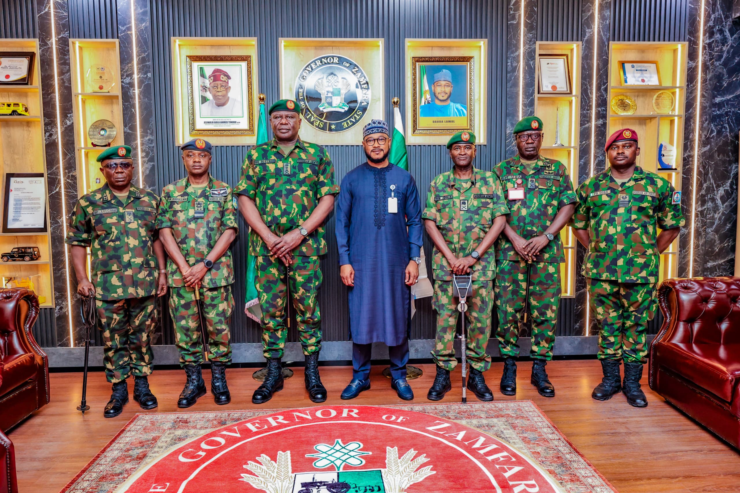 Insecurity: Nigerian CDS lauds Lawal over uncommon support for troops in Zamfara