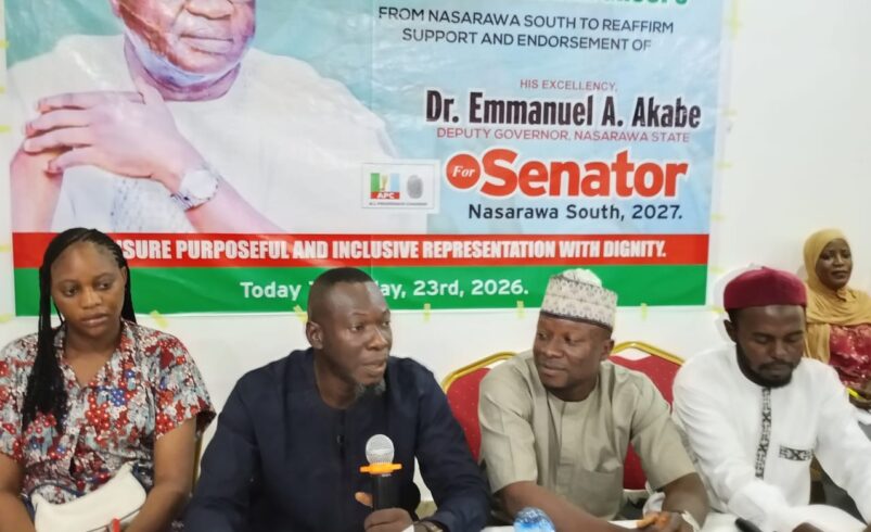 Nasarawa Deputy Gov Senatoral ambition receives boost from Youth groups