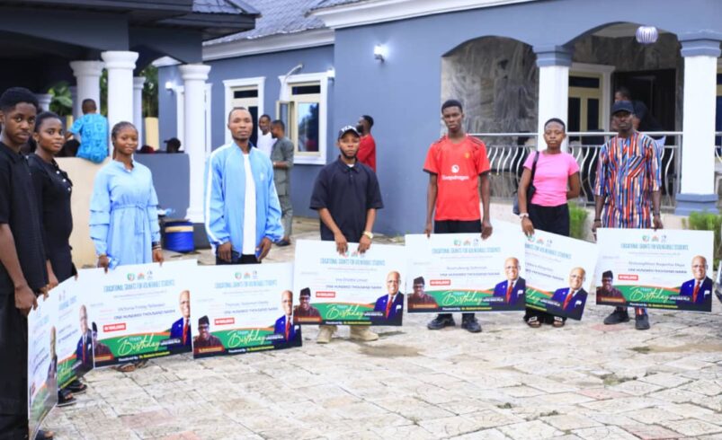 Umontuen supports 11 University Students with ₦1.1m in Celebration of Umo Eno at 62