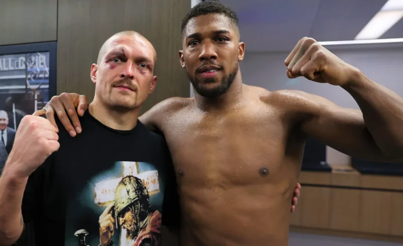 Anthony Joshua resumes training with old rival Usyk