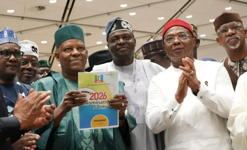 VP Shettima, Governors submit Tinubu’s form as APC adopts direct primaries
