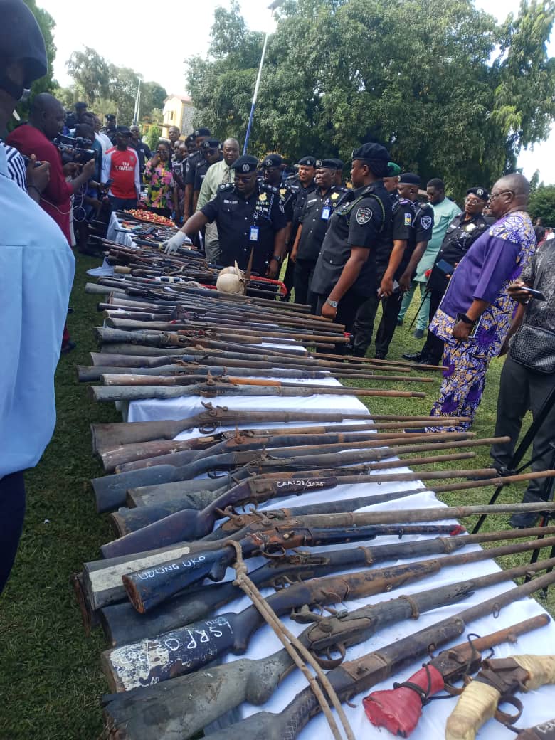 Akwa Ibom police recover 69 firearms, arrest 178 suspects in major crime crackdown