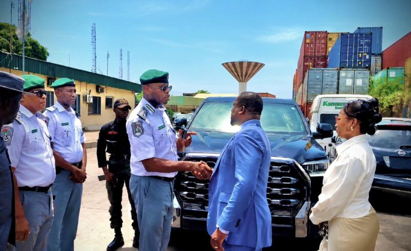 Nigeria Customs hands over stolen Luxury Cars to Canada in major anti-smuggling breakthrough