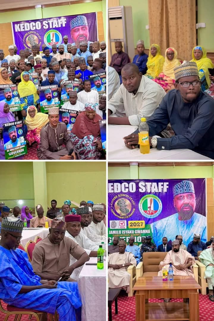 2027: Over 1,500 Gombe indigenes at KEDCO endorse Dr. Jamil Isyaku Gwamna for Governor