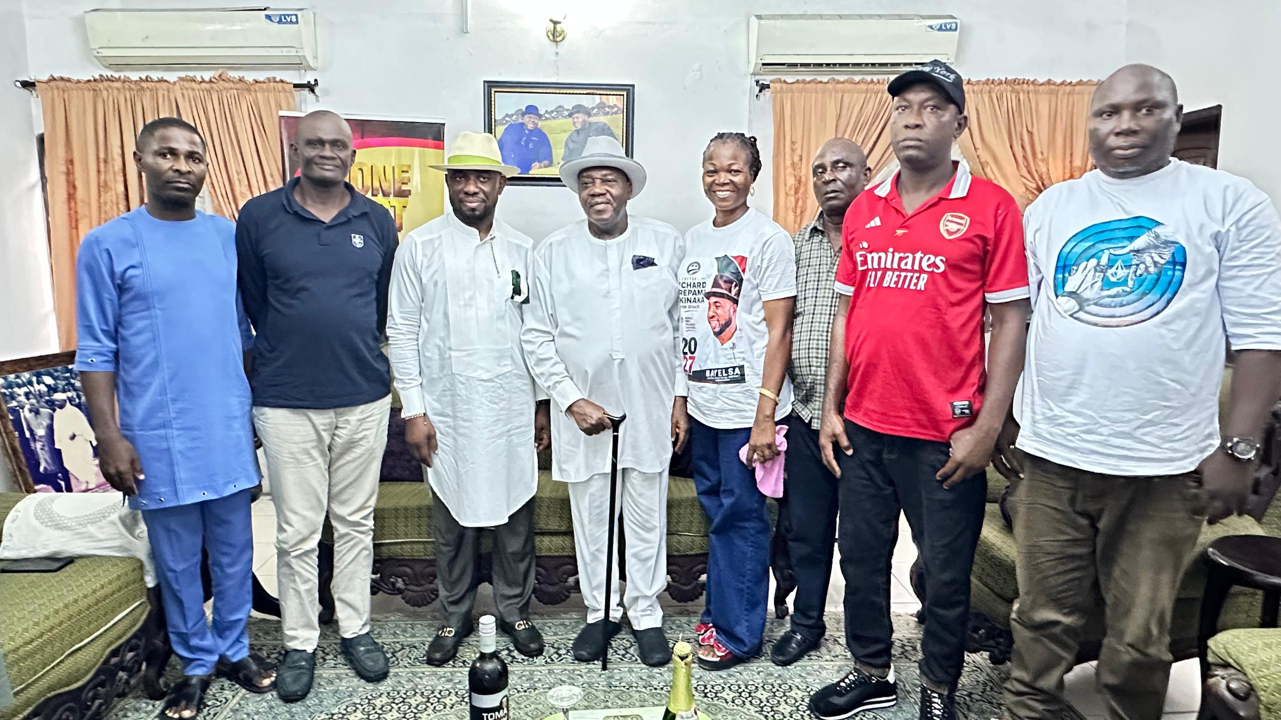 Bayelsa PDP flagbearer Akinaka Courts Elders’ backing, unveils trust fund for Senatorial District