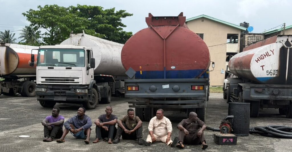 Army dismantles illegal Bunkering site in Lagos, arrests six suspects