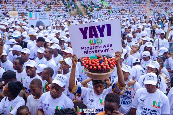 2027: YPM stages solidarity trek for Tinubu, Abiodun, Adeola in Ogun