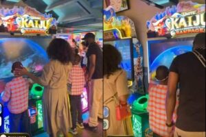 Funke Akindele, JJC Skillz reunite for family holiday in France