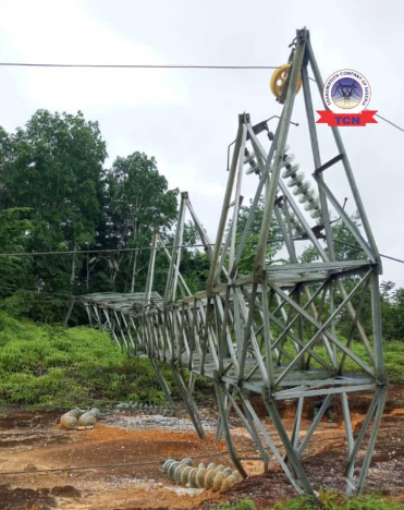 Five transmission towers collapse along Ikot Abasi – Eket 132kV line following severe vandalism