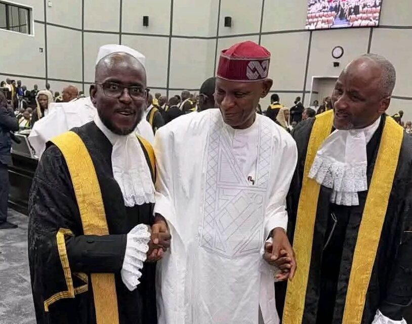 Gov Yusuf attends 2026 SAN swearing-in ceremony at Supreme Court, Congratulates 68 new SANs, Kano’s candidate Sagir Gezawa