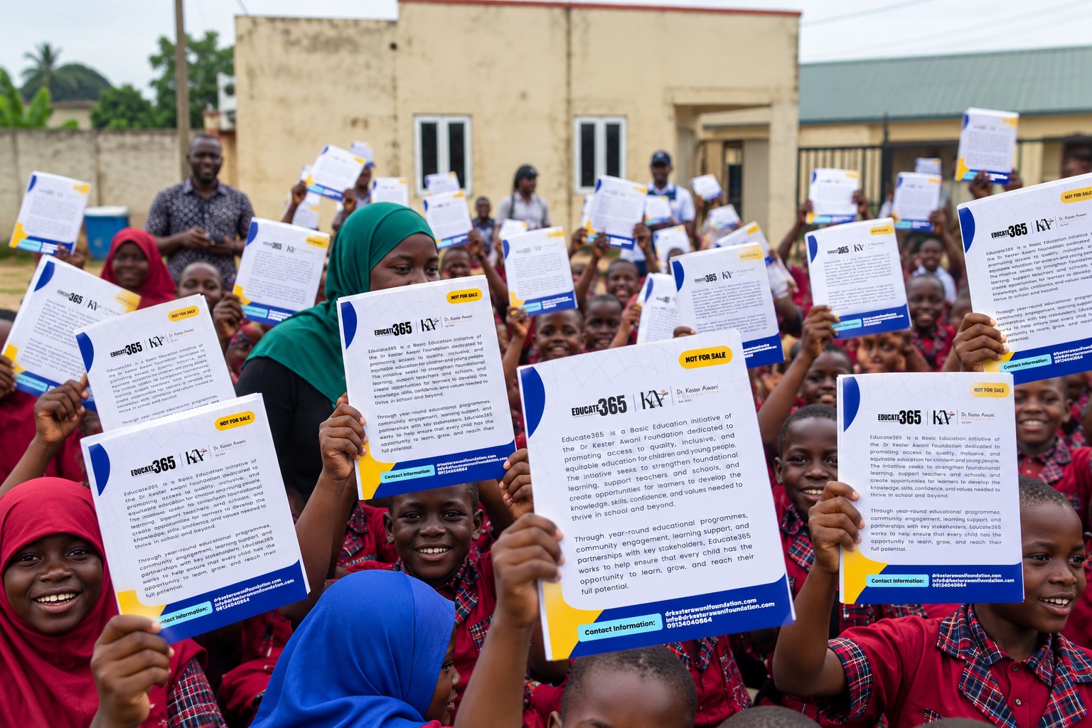 Dr Kester Awani Foundation reaches over 400 Pupils through education, skills empowerment initiative, educate 365